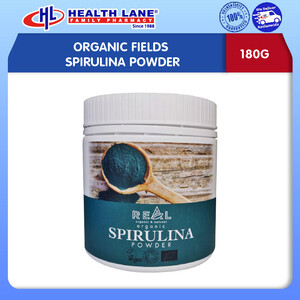 ORGANIC FIELDS SPIRULINA POWDER 180G